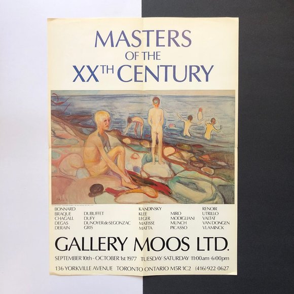 Vintage Other - RARE VINTAGE Art Gallery Poster from 1977 TORONTO